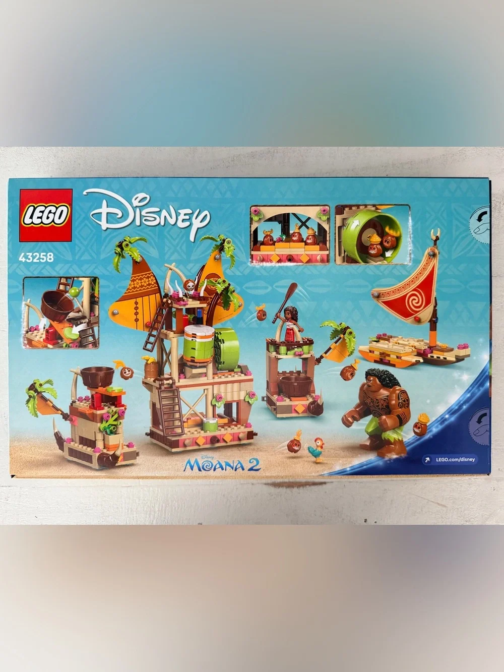 NIB Disney Moana 2 Kakamora Barge LEGOS set